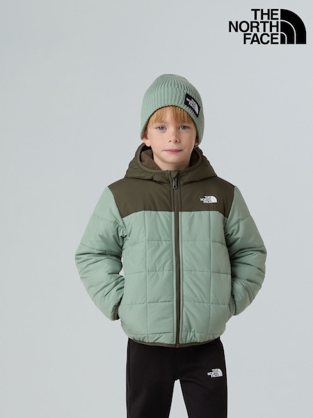 The North Face Green Reversible Shasta Full Zip Hooded Jacket (F13308) | €106