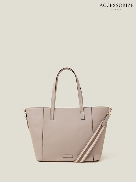 Accessorize Nude Faux Leather Shoulder Bag (F13372) | €50