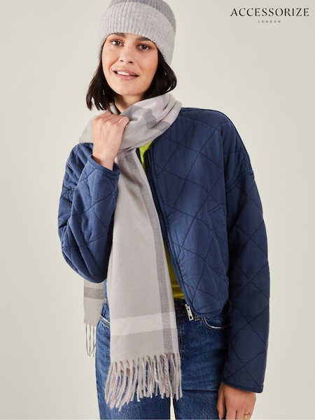 Accessorize Woven Pastel Check Blanket Scarf (F13389) | € 32