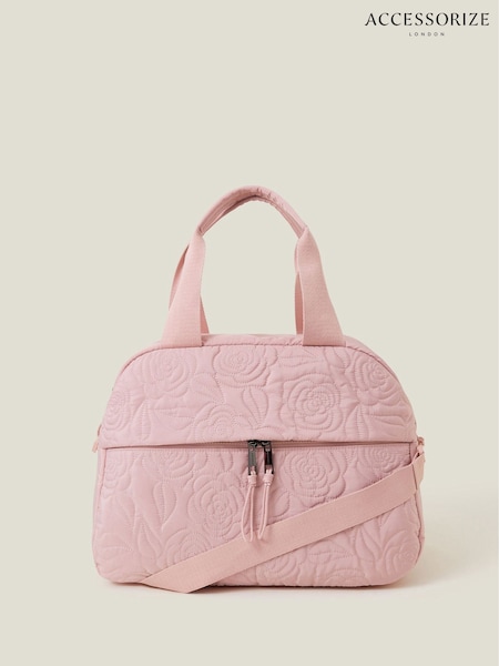 rožnata - Accessorize Floral Quilted Travel Bag (F13399) | € 50