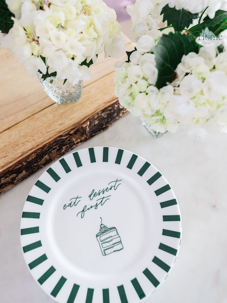 Avalon Home Forest Green Eat Dessert Plate (F13431) | €47