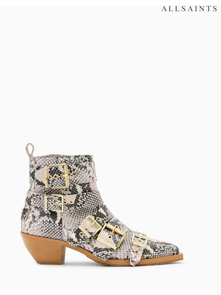Allsaints Jane Buckle Boots (F13501) | ‏1,504‏₪