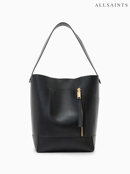 AllSaints Black Alba Hobo Bag (F13510) | €471