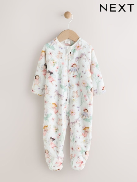 Cream Baby Fleece Sleepsuit (F13548) | ₱1,590 - ₱1,860