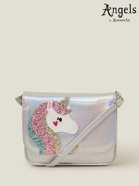 Angels By Accessorize Silver Girls Unicorn Cross-Body Bag (F13635) | €20