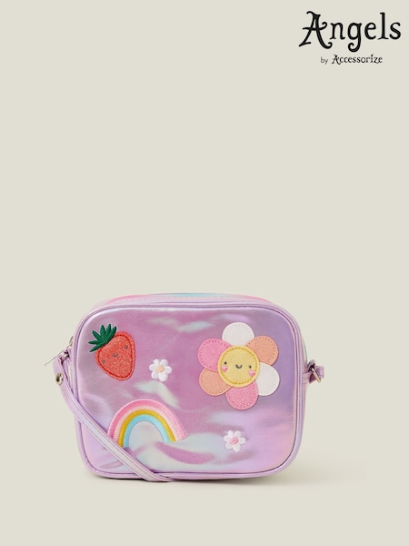 Angels By Accessorize Purple Girls Embroidered Camera Bag (F13643) | kr200