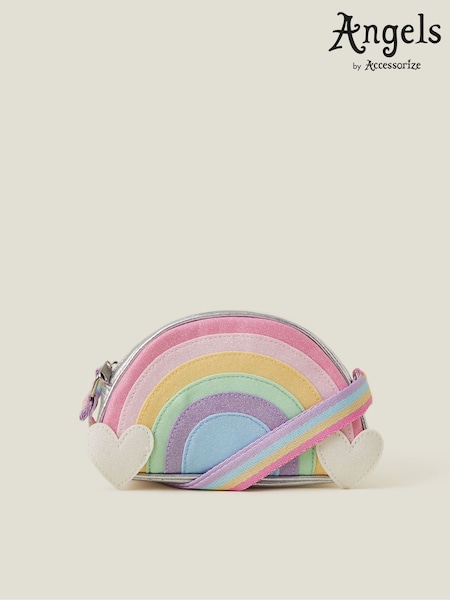 Angels By Accessorize Silver Girls Rainbow Cross-Body Bag (F13645) | BGN 45