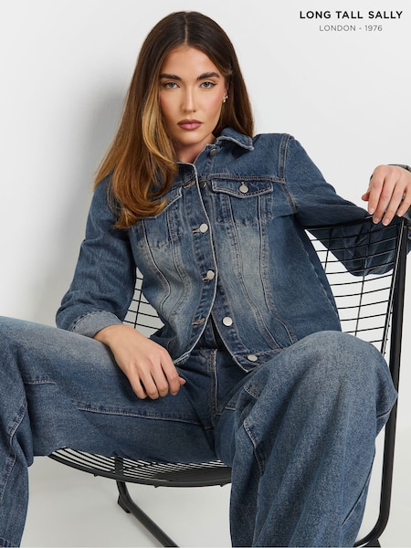 Long Tall Sally Wide Sleeve Denim 100% Cotton Jacket (F13673) | 372 LEI