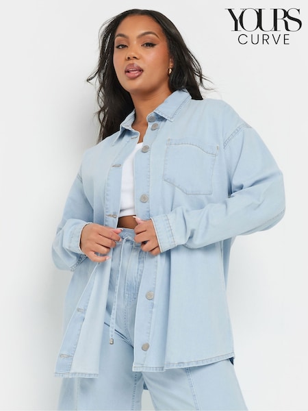 Yours Curve Denim 100% Cotton Shirt (F13689) | €49