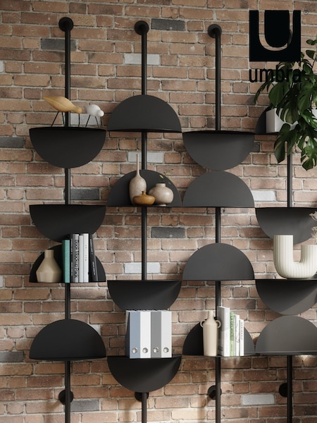 Umbra 4 Pack Black Solis Adjustable Shelves (F13765) | €204