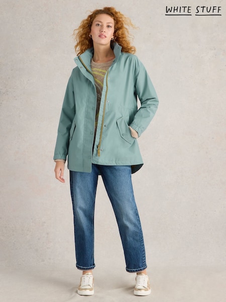 White Stuff Blue Lexi Waterproof Coat (F13806) | €184