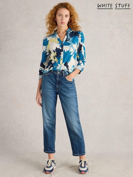 White Stuff Annie Jersey 100% Cotton Shirt (F13813) | €71