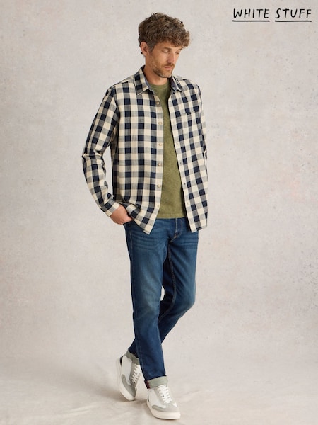 White Stuff Blue Buffalo Check Long Sleeve Shirt (F13846) | €78