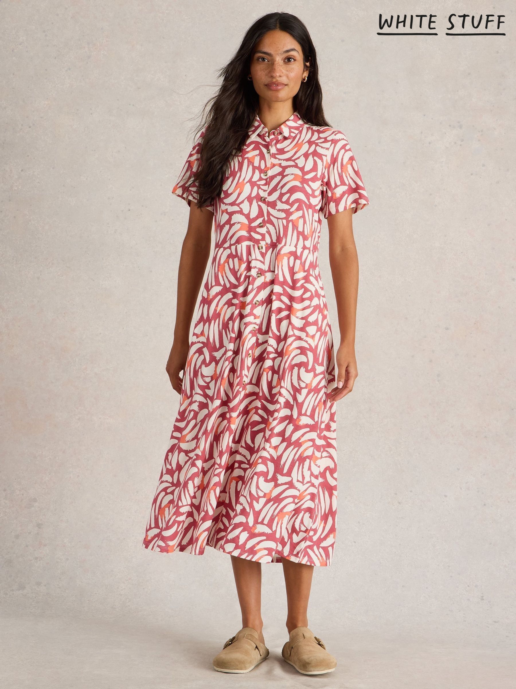 Next pink shirt dress sale