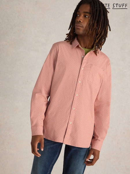 White Stuff Pink Mini Flower Printed Shirt (F13861) | ₪315