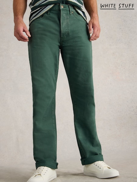 White Stuff Green Eastwood Garment Dye Jeans (F13885) | R$ 545