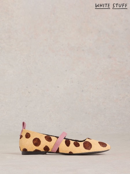 White Stuff Minnie Strap Leather Ballerinas (F13902) | ‏502 ر.س.‏