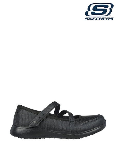 Skechers Black Microstrides School Bus Kicks Trainers (F13924) | €43