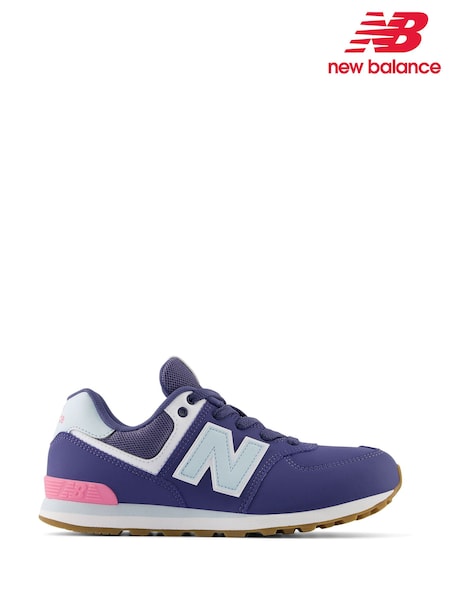 New Balance Blue Girls 574 Trainers (F13930) | €99