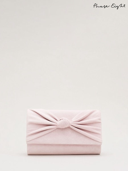 Phase Eight Pink Knot Front Clutch Bag (F14021) | €101