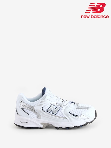 New Balance White/Blue Girls 530 Trainers (F14043) | €58