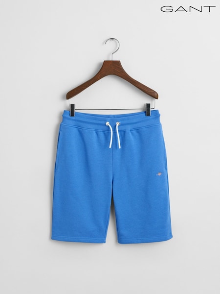 Blau - GANT Kids Shield Sweat Jersey Shorts (F14061) | 77 €