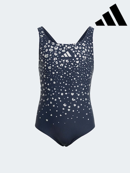 adidas Blue Glitter V-back Kids Swimsuit (F14133) | €35