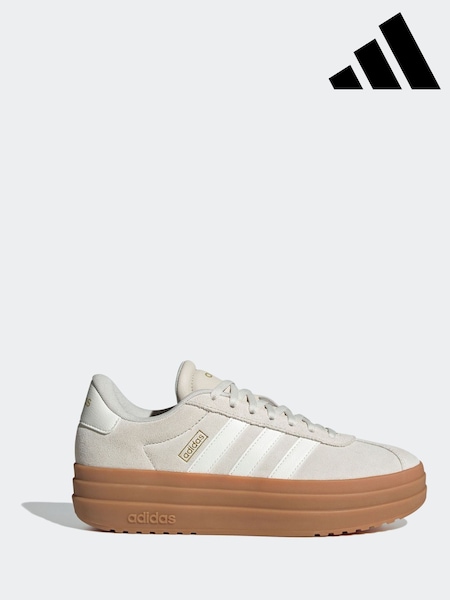adidas Brown VL Court Bold Trainers (F14235) | R$ 690