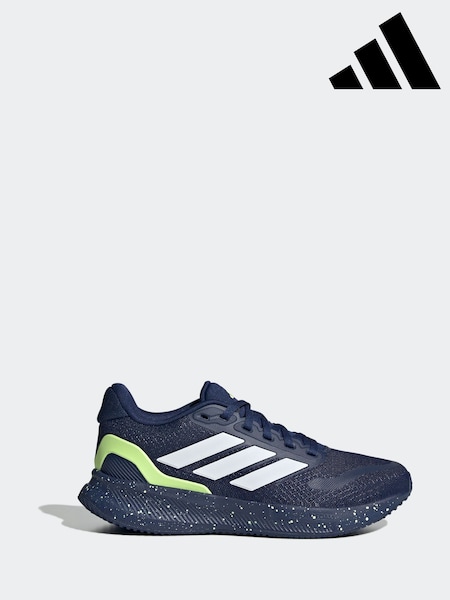 adidas Navy Runfalcon 5 Lace Running Junior Trainers (F14245) | €42