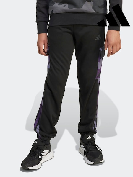 adidas Black Essentials Camo Cargo Joggers Kids (F14257) | R$ 325