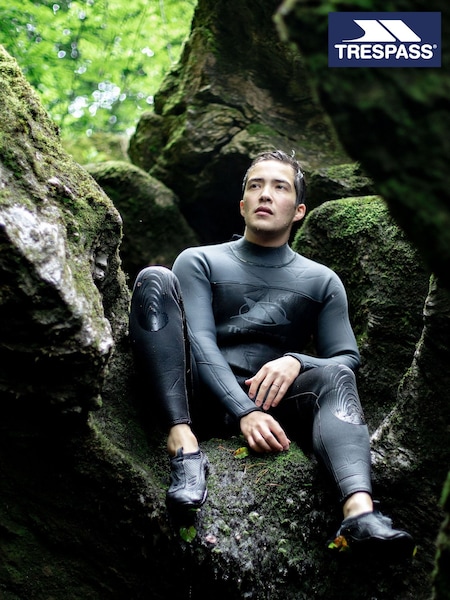 Trespass Male Lakee 5Mm Full Black Wetsuit (F14495) | SGD 306