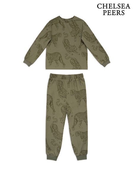 Chelsea Peers Kids Tiger Print Long Pyjamas Set (F14802) | ‏139 ر.ق.