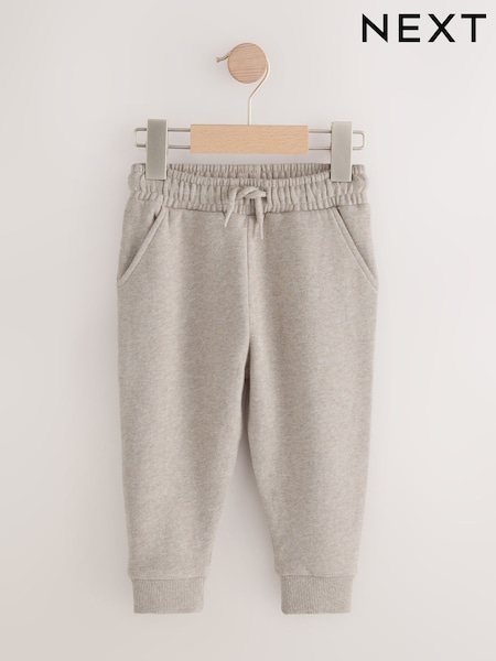Oatmeal Marl Soft Touch Jersey Joggers (3mths-7yrs) (F14812) | AED41 - AED51