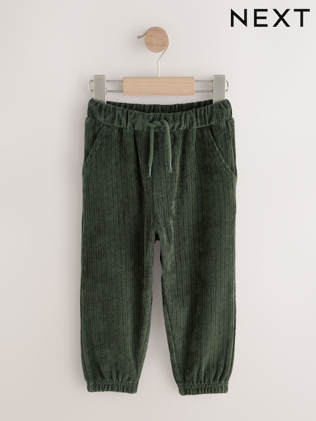 Bottle Green Jersey Cord Joggers (3mths-7yrs) (F14839) | €18 - €24