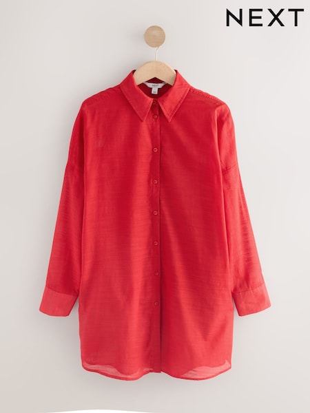 Red Beach Shirt Cover-Up (F14972) | €34.50