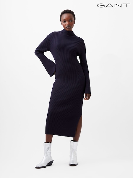 French Connection Blue Lolly Mari Flare SLV Dress (F15020) | €108