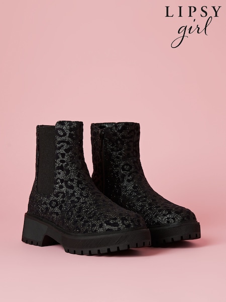 Lipsy Animal Chunky Chelsea Boots (F15077) | 177 LEI - 198 LEI