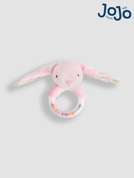 JoJo Maman Bébé Bunny Beaded Rattle (F15125) | €11.50