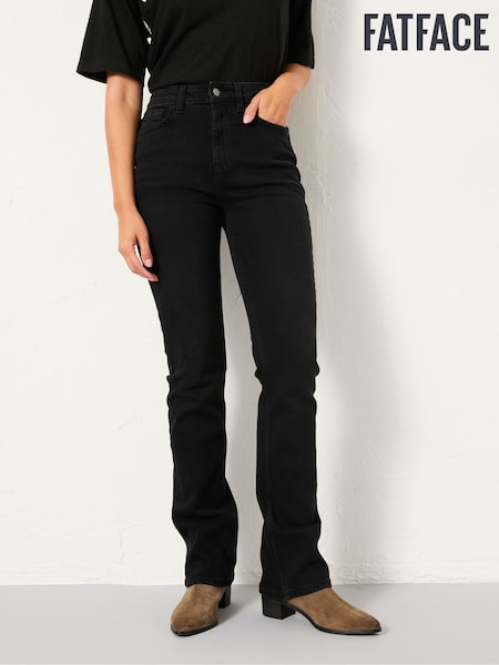 Negru - Blugi model bootcut FatFace (F15449) | 439 LEI
