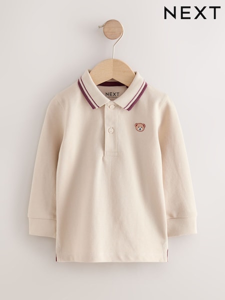 Crema - Long Sleeve Polo Shirt (3mths-7yrs) (F15507) | 8 € - 11 €