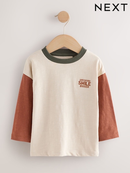 Multi Minerals Long Sleeve T-Shirts 5 Pack (3mths-7yrs) (F15514) | AED117 - AED137