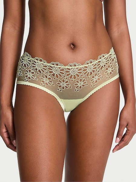 Victoria's Secret New Reed Green Cheeky Eyelet Mesh Knickers (F15610) | €10.50