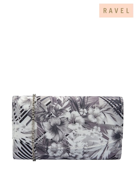 Ravel Black Clutch Bag with Chain (F15758) | €64