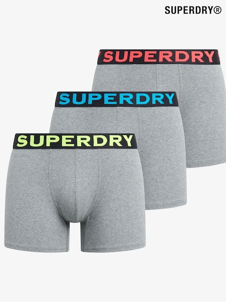 Superdry Grey Boxers 3 Pack (F15818) | €45