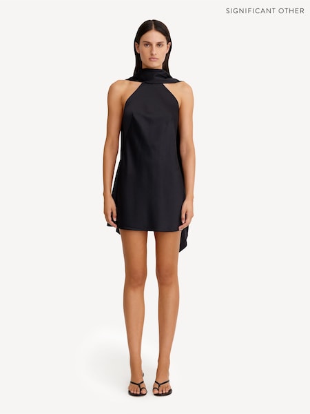 Significant Other Black Lucile Halter Dress (F16024) | AED1,485