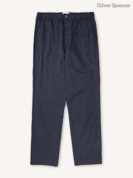 Oliver Spencer Blue Drawstring Trousers Ashdown (F16030) | €258