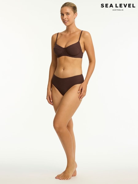 Sea Level Brown Spinnaker Balconette Bra (F16072) | €138
