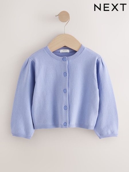 Lilac Purple Pleated Sleeve Cardigan (3mths-10yrs) (F16094) | CA$25 - CA$34