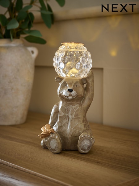 Natural Bertie Bear Battery Operated Feature Light (F16482) | €26