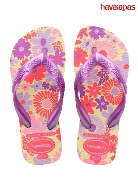Smørkrem - Havaianas Kids Flores Sandaler (F16516) | kr271